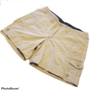 Lee classic khaki cargo shorts